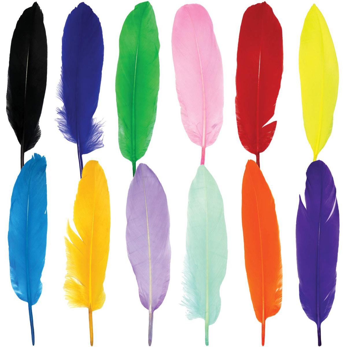 50 Pieces Set Natural Colourful DIY Feather Craft Toy Creative Natural Animal Feather Manual DIY Material Decoration Toy For Kids 4f5eb7c5 8b0f 434d 97b2 2daa1191ecf1.480c8742134df05c8d589456e336bb7a