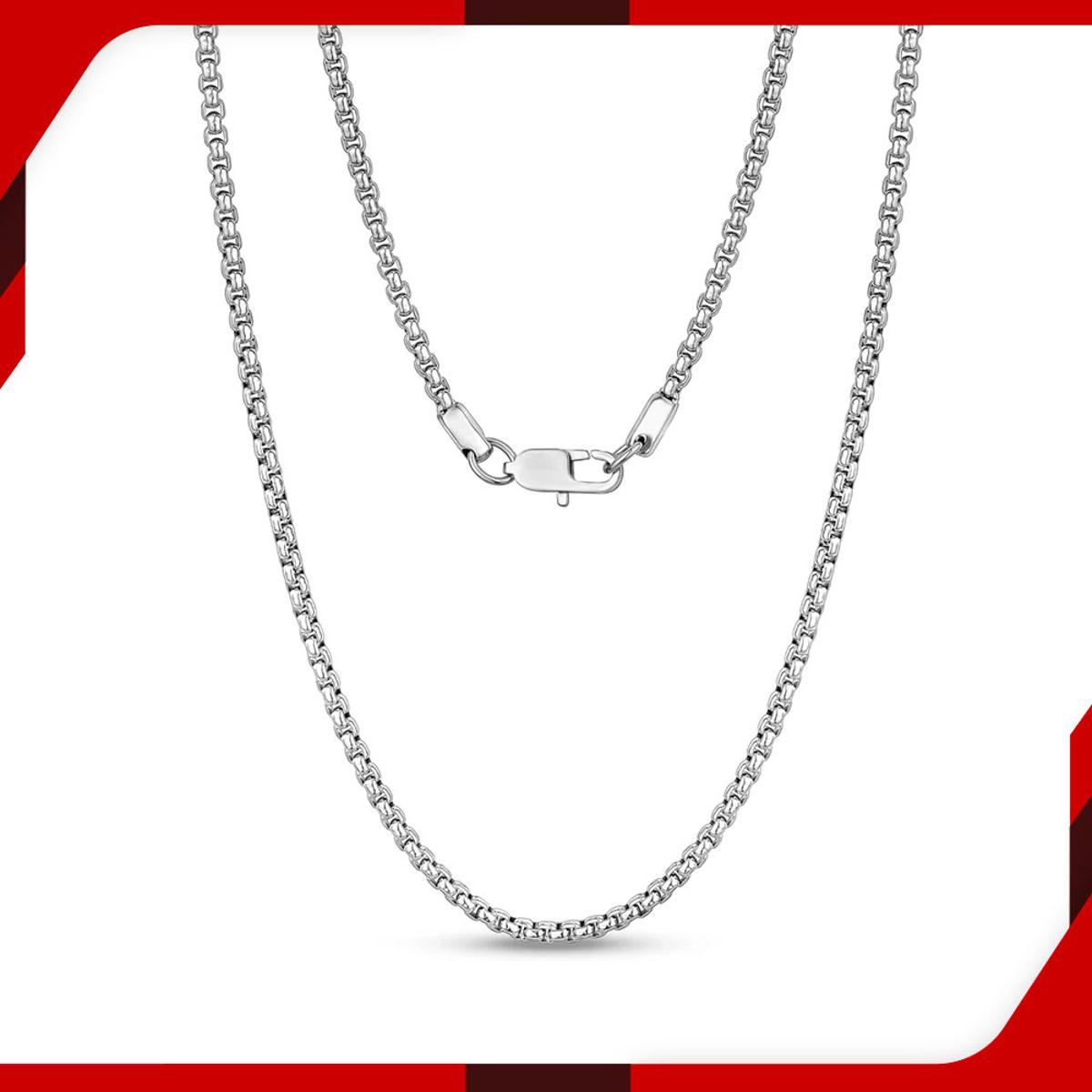 Box Silver Chain for Men Necklace Chain for boys