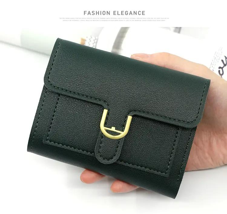 Short Women Wallets Small Slim Luxury Wallet New Fashion Pu Leather Female Purse Designer Money Bag Card Holder, wallets For Girls