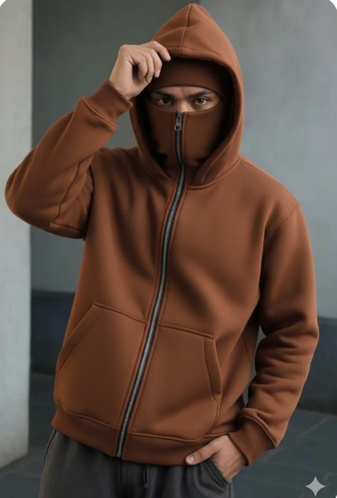 New Black Ninja Balaclava Zipper Hoodies For Men | Ninja Zipper Hoodies For Men | Ninja Hoodies For Men | Mens Hoodies | Hoodies For Boys | Hoodies For Girls | Winter Clothes For Men