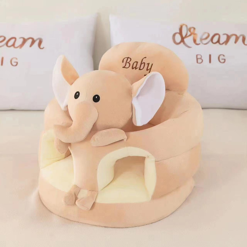 Baby New Support Seat Soft Plush Chair Learning To Sit Stuffed Doll