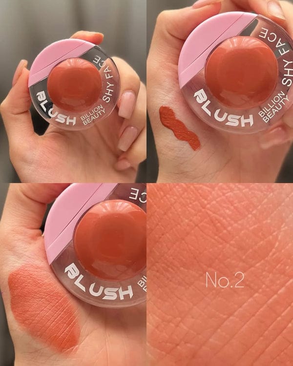 Billion Beauty 4pcs Liquid Blush Set | Dewy Glow, Long-Lasting Tint & Ultra-Blendable Cream Blusher Collection