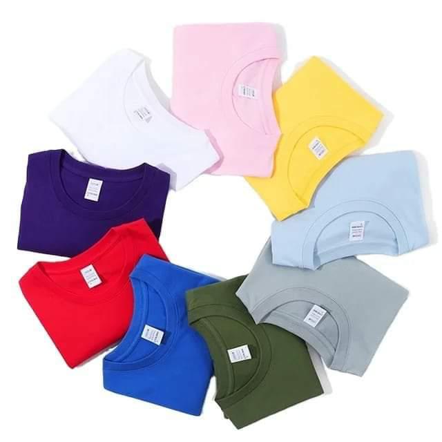 Pack Of 3 Girls And Women Summer Basic T Shirts Soft Comfortable Cotton Jersey Random Color New Arrival Trendy Fashion Design