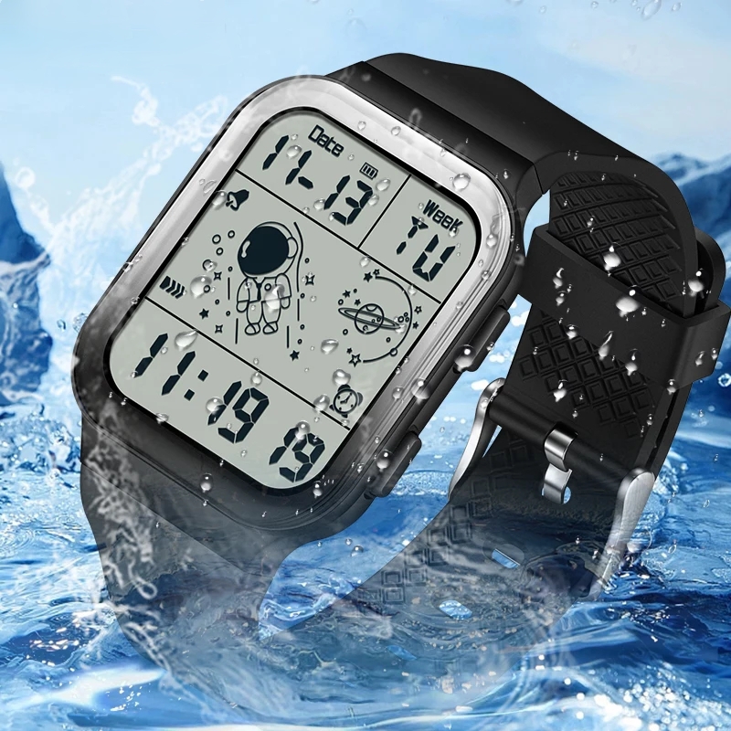 Digital Led Watch For Man New Design Sport Watch For Men Waterproof Digital Student Sport Watch Digital Unisex Sports Watches Digital Watch With Alarm Clock - Sport Digital Watch - Kids Watches For Boys