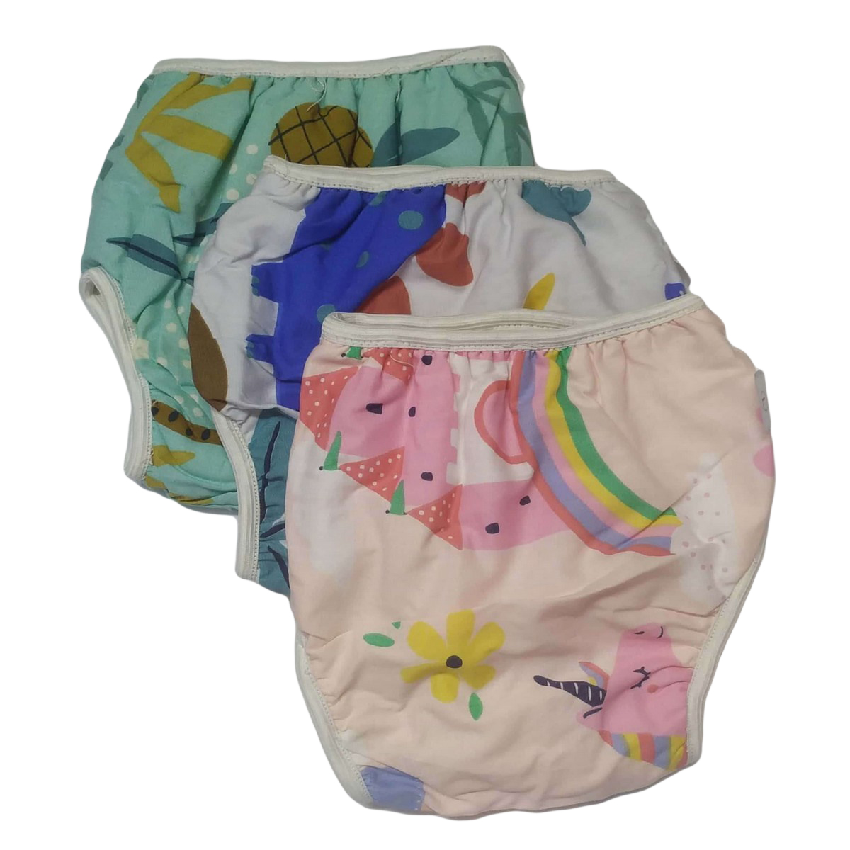 Pack Of 3 Washable Pants Diapers Panty