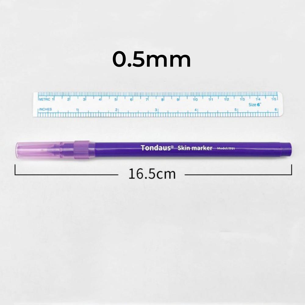 Easy-To-Use Ruler Tool Long-Lasting Permanent Eyebrow Measure ...