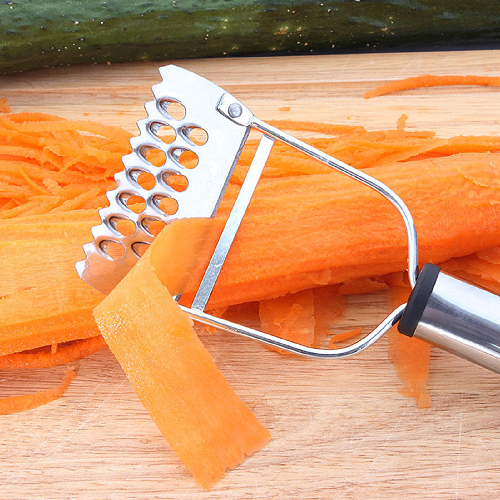 Cucumber Grater Ergonomic Handle Carrot Peeling Cutter Vegetable Peeler Tool