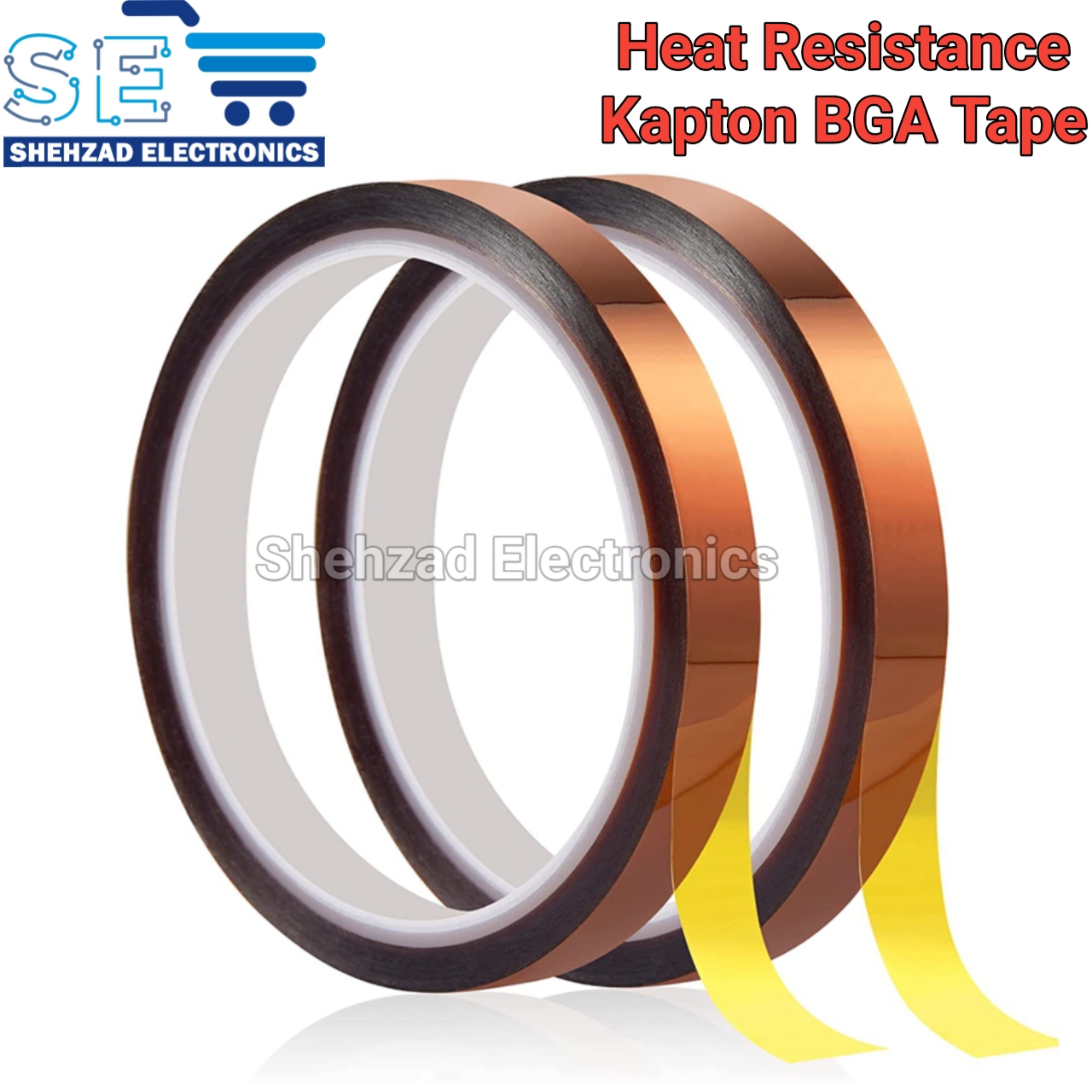 thumbnail image 2 of Kapton Tape Polyimide High Temperature Heat Resistant | 15mm X 33m (1.5cm X 100ft) 2 of 4