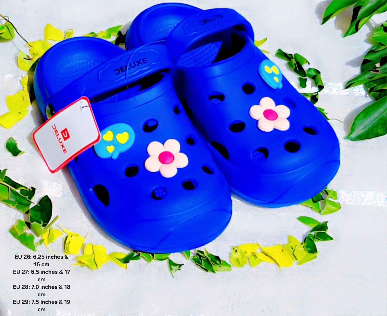 1 Pair Branded Crocs Imported Quality Closed toe Unisex Shoes Crocs, Sandal or Slipper For Boys & Girls