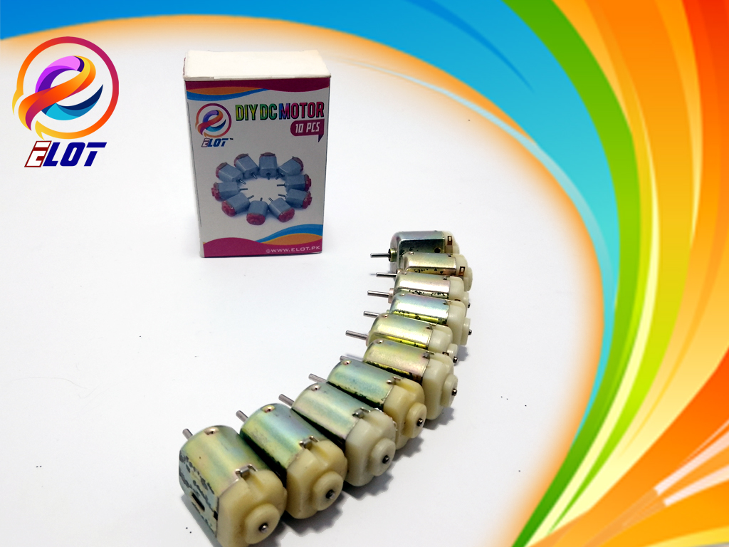 10 PCS Dc Motor For Diy Toys Hobbies Car Motor Pack Of 10 Electrical Circuitry & Parts