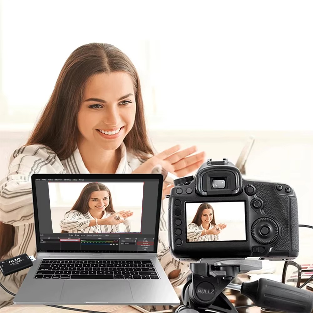HDMI VIDEO CAPTURE CARD - HDMI TO USB - 1080P HDMI Capture Card - Video Capture Device for Live Streaming, Broadcasting, Gaming Record, Video Conference