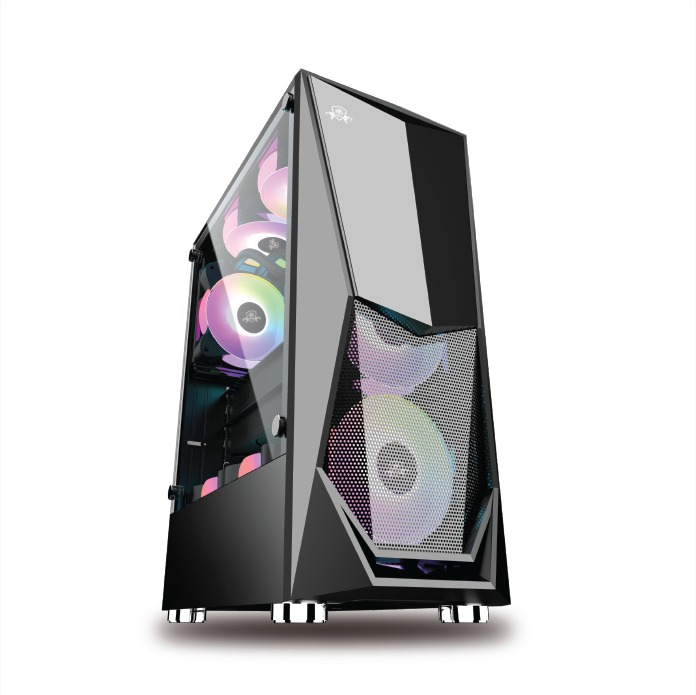 BLAZER WHiTE GAMiNG PC CASE WiTH AA222 RGB FAN Daraz.pk