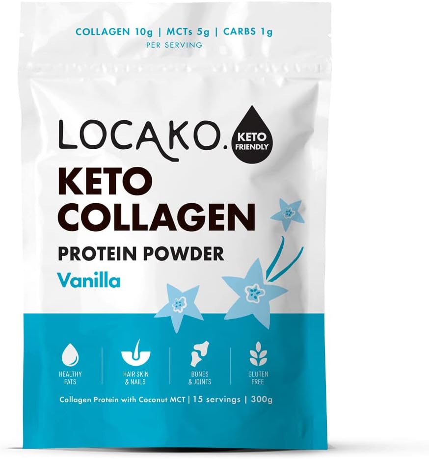 Locako Keto Collagen Vanilla Protein Powder 300gm
