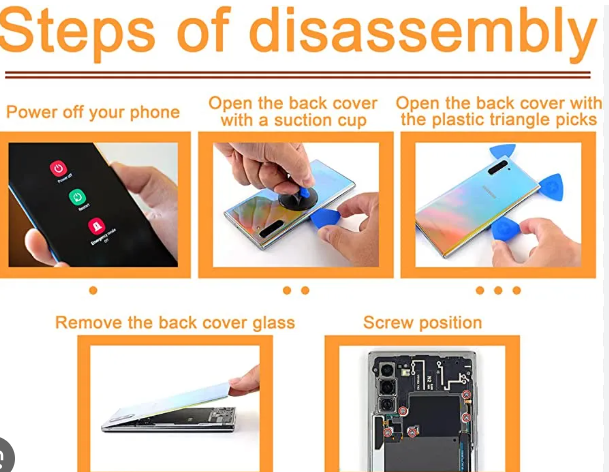 VGO TEL Note 23 Back Body Glass Battery Cover Rear Door Housing Replacement For VGO TEL Note 23
