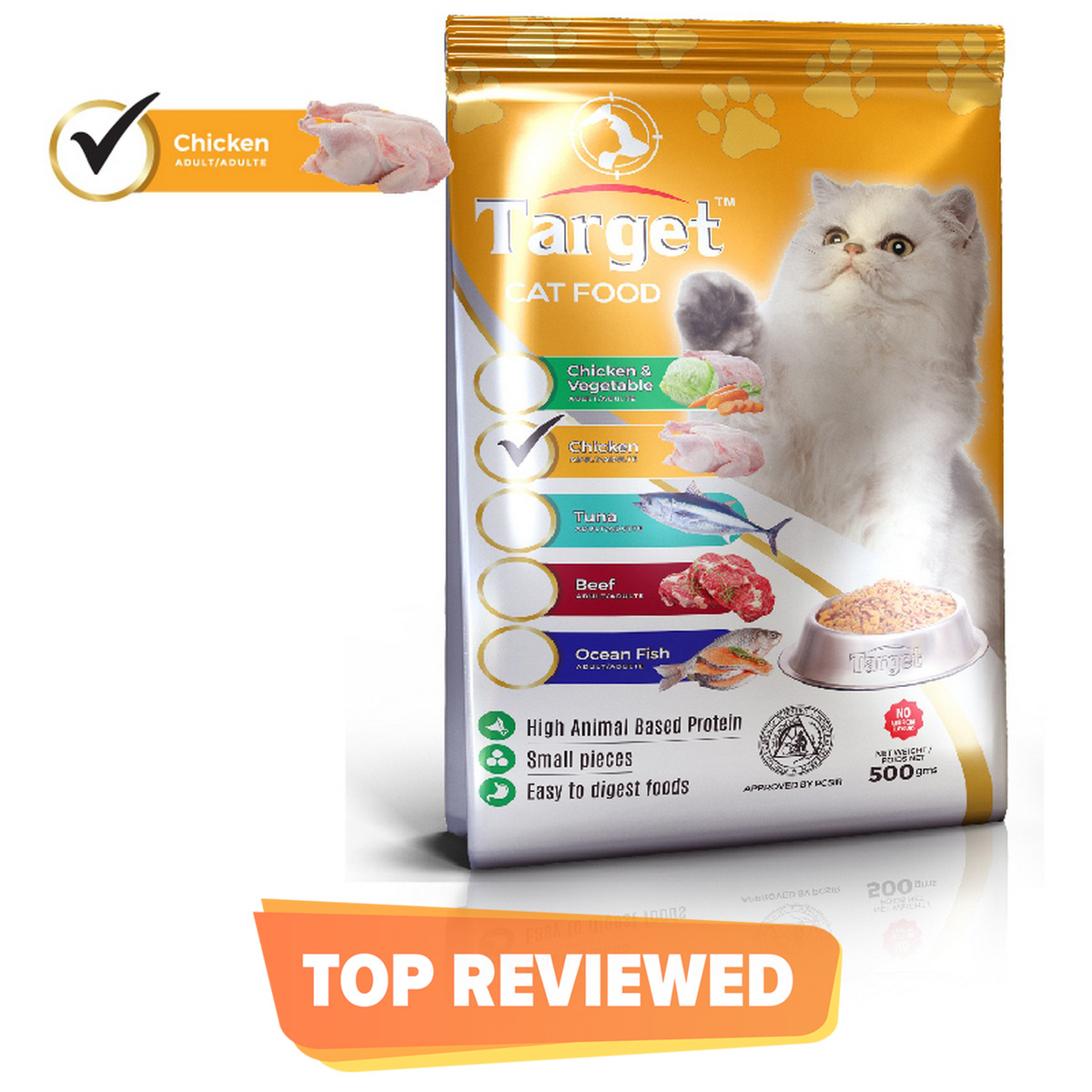 Target Cat Food-chicken-500gms