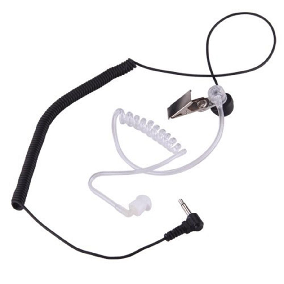 Air Spiral Tube Headphone In Ear Anti-radiation Earpiece Professional  Security Headset 3.5mm Wired Stereo Earphone