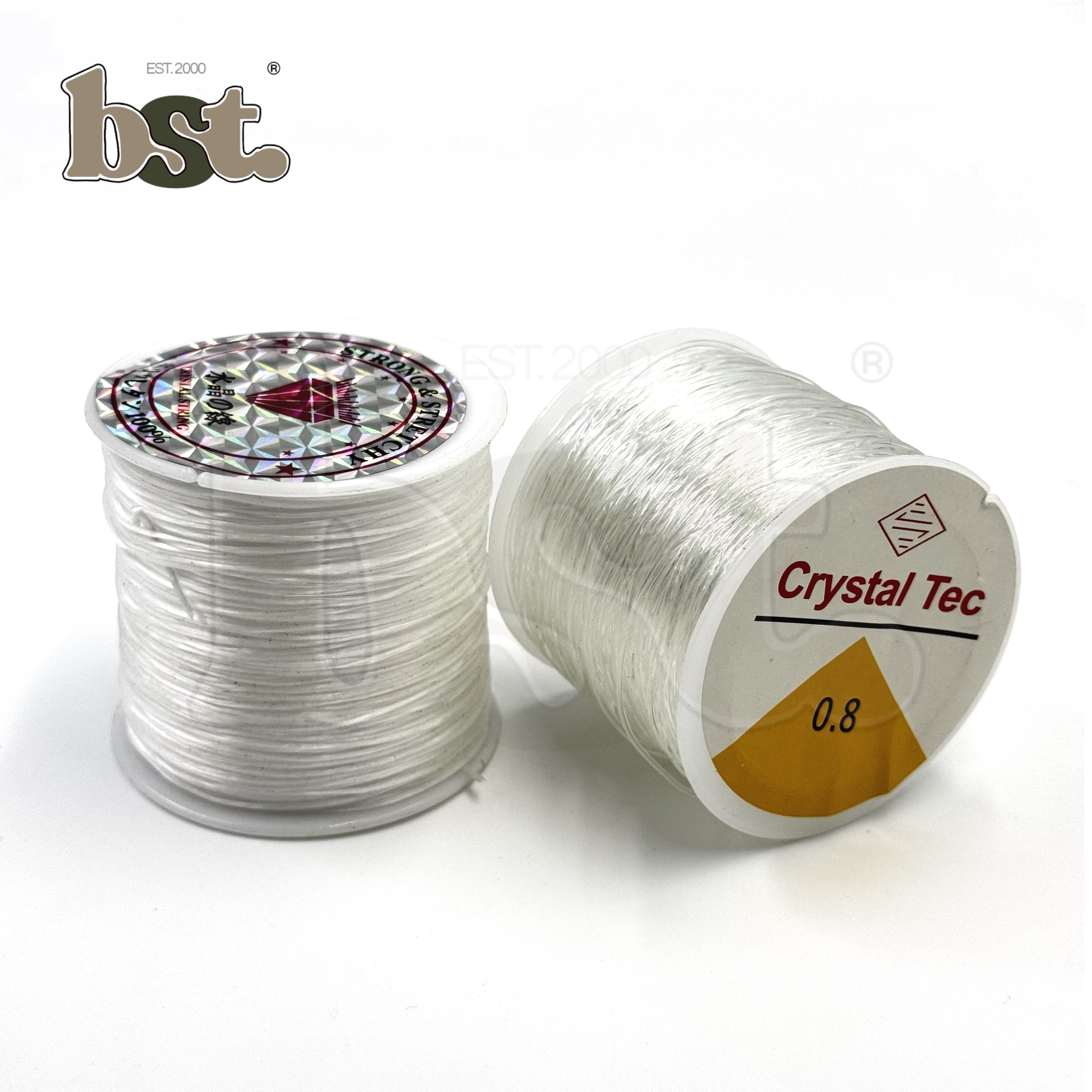 Elastic Thread for Bracelet, 30m Elastic Wire Crystal Tec Jewellery Raw Material BST Jewellery Raw Material