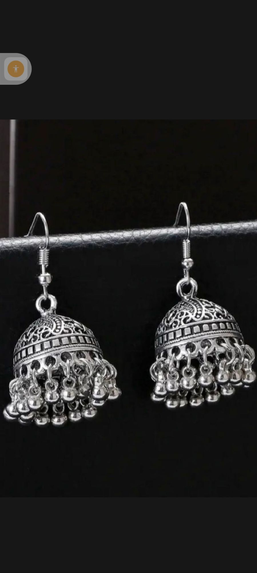 All Season Traditional Elegant Jhumka Earrings for Girls – Gold-Plated Alloy Hanging Earrings with Sparkling Beads