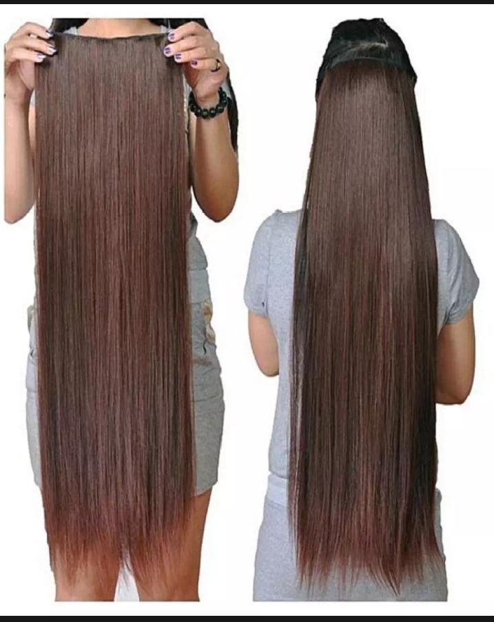 Hair Extensions Natural Brown - Dark Brown- 27Inch