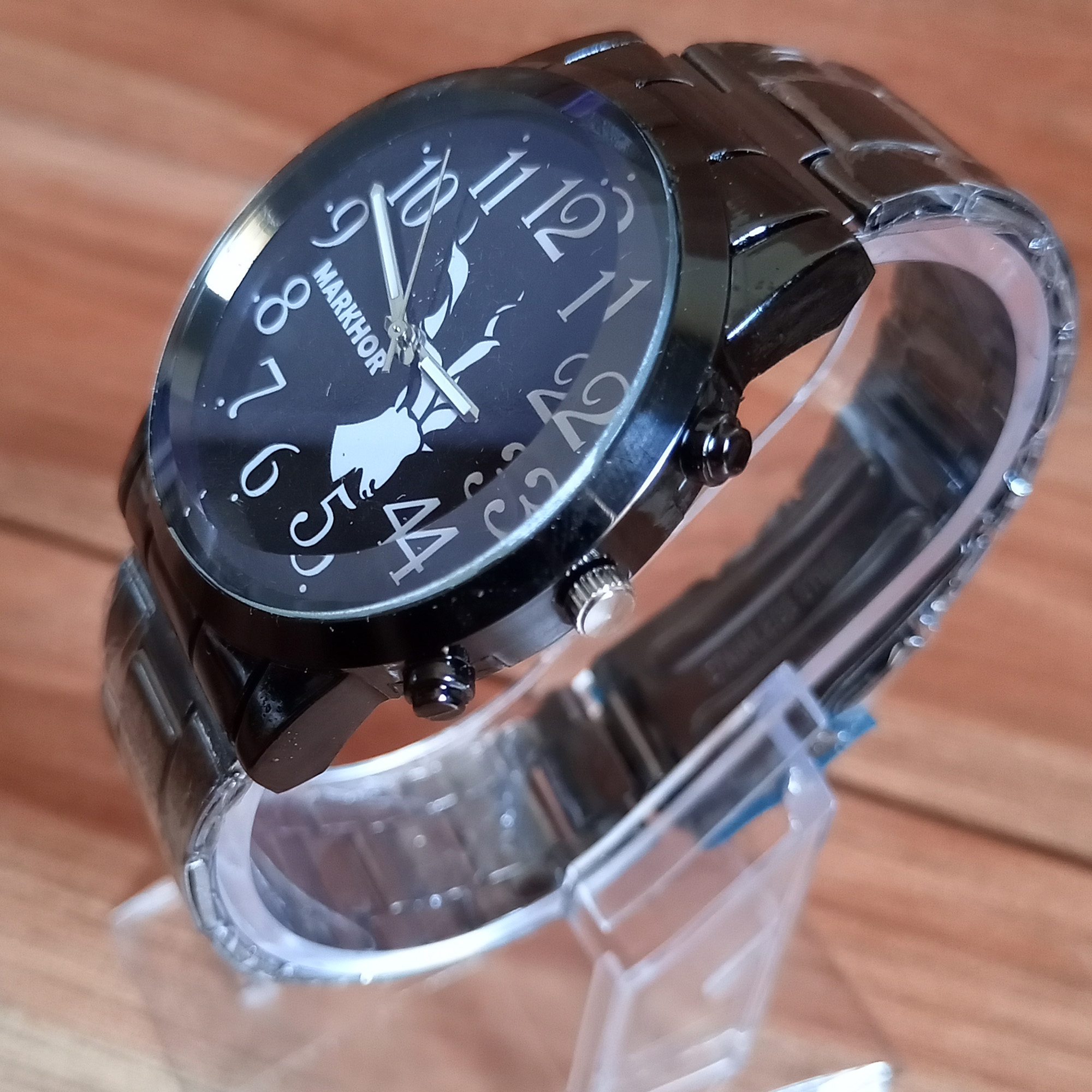 Fancy Stylish Stainless Steel Wrist Watch for Men and Boys Art # SS-MRW-02