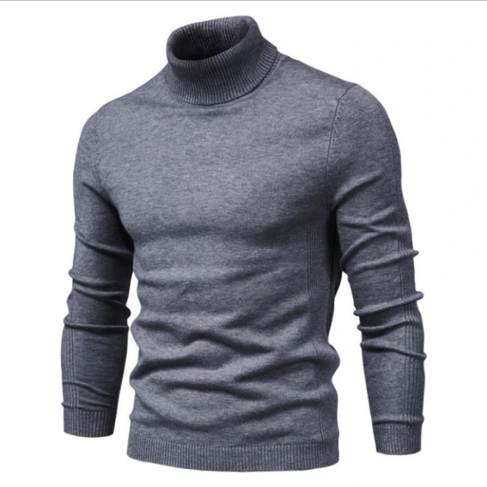 Premium Quality Slim Fit Lightweight Long Sleeve High Neck for Men - Turtle Neck