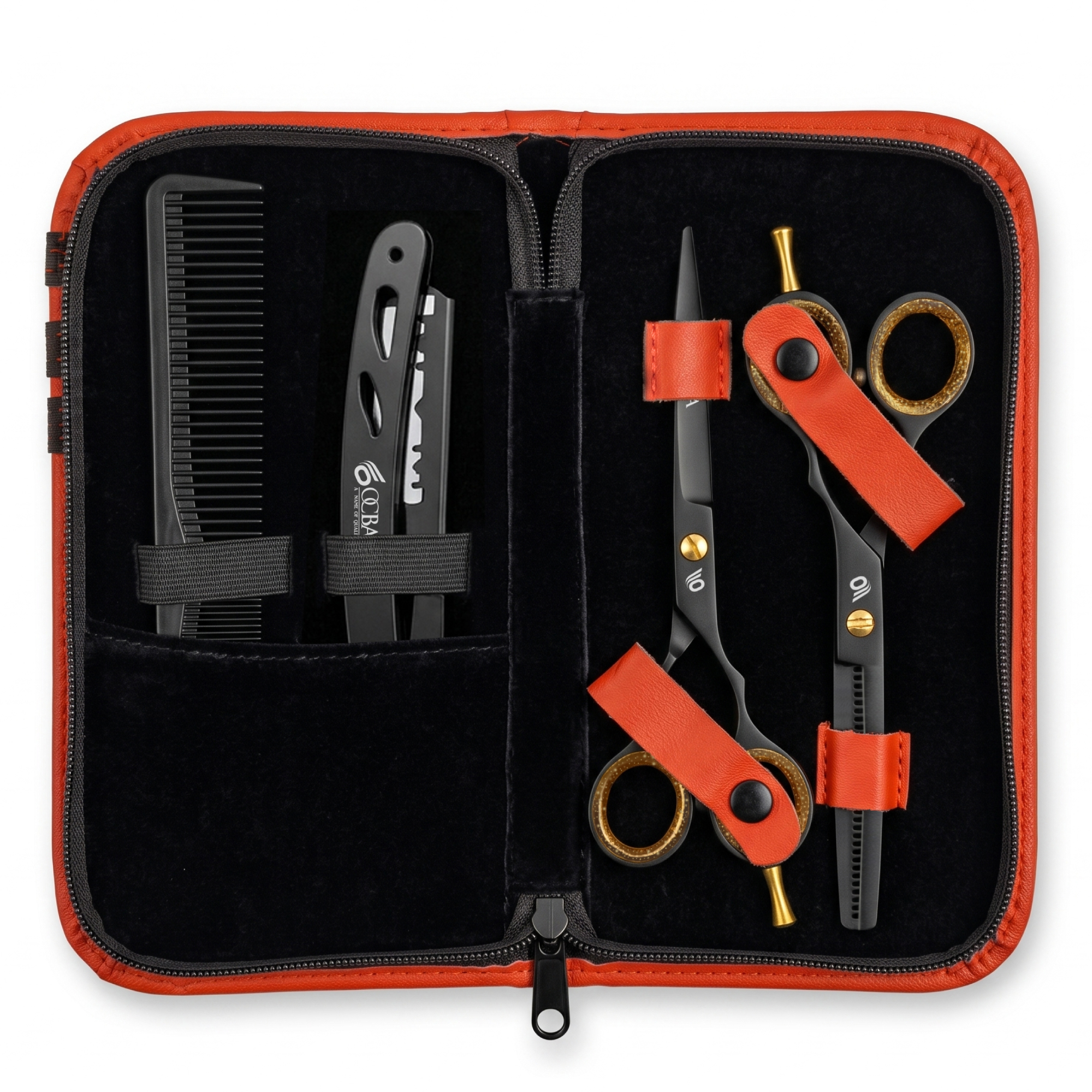 Dexam Professional Hairdressing Double Scissors Set Personal Hair Cutting kit Stainless Steel Best for Men, Women Barber Hair Salon