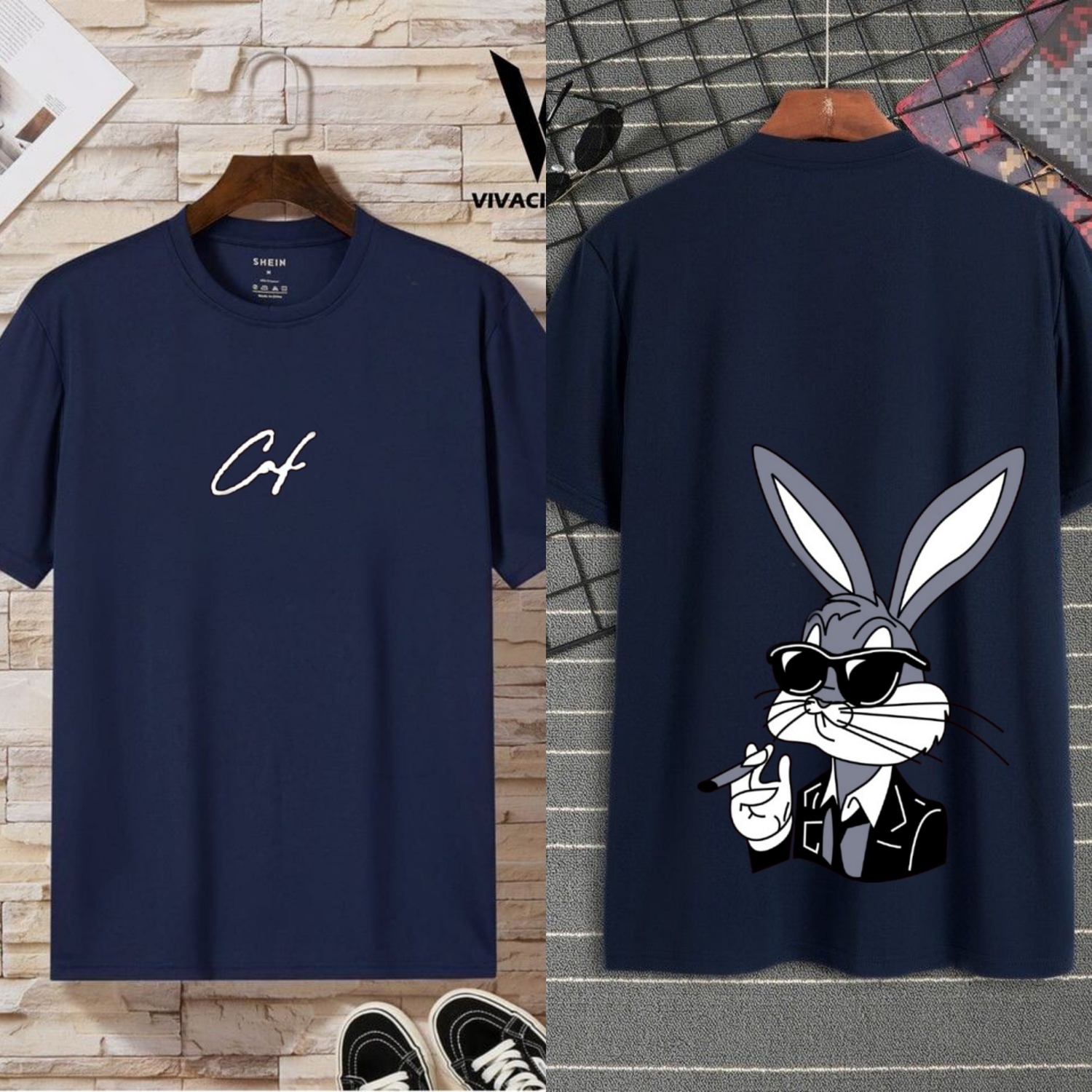 Cf Bunny Printed t shirt For Men/boys Summer Collection