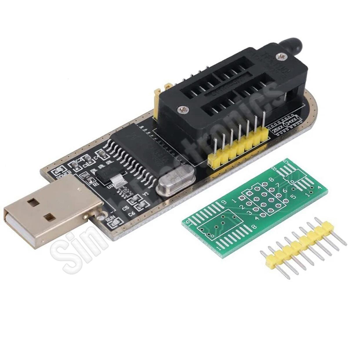 CH341A USB Programmer 24xx 25xx SPI Flash BIOS Read Writer Module
