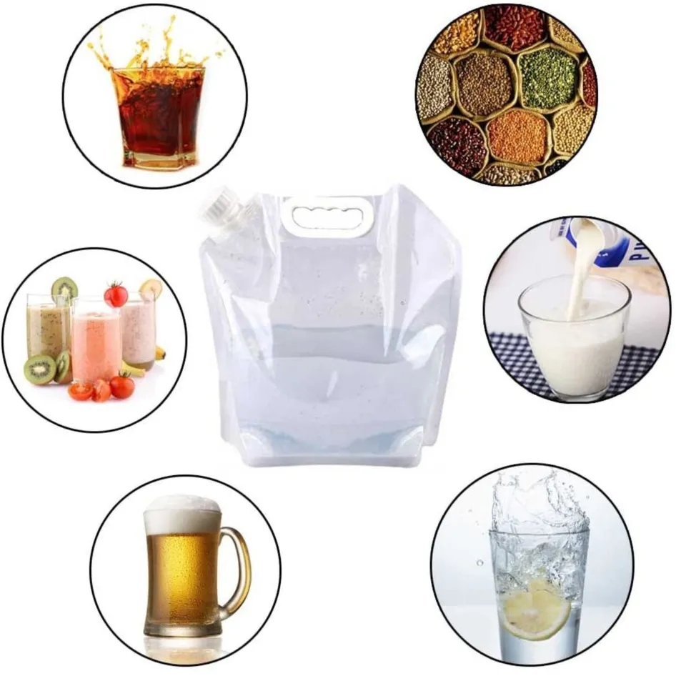 Kitchen Storage Bag Grain Moisture-Proof Sealed Bag Insect-Proof Transparent Portable Food-Grade Storage Bag