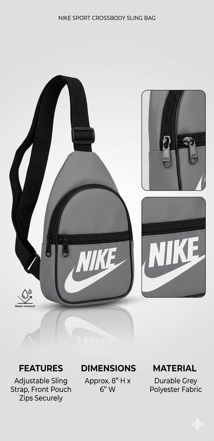Casual Crossbody Sling Bag for Men with Multi-Pocket Design - Durable Travel Messenger Bag for iPhone | Best for traveling | Best quality casual bag