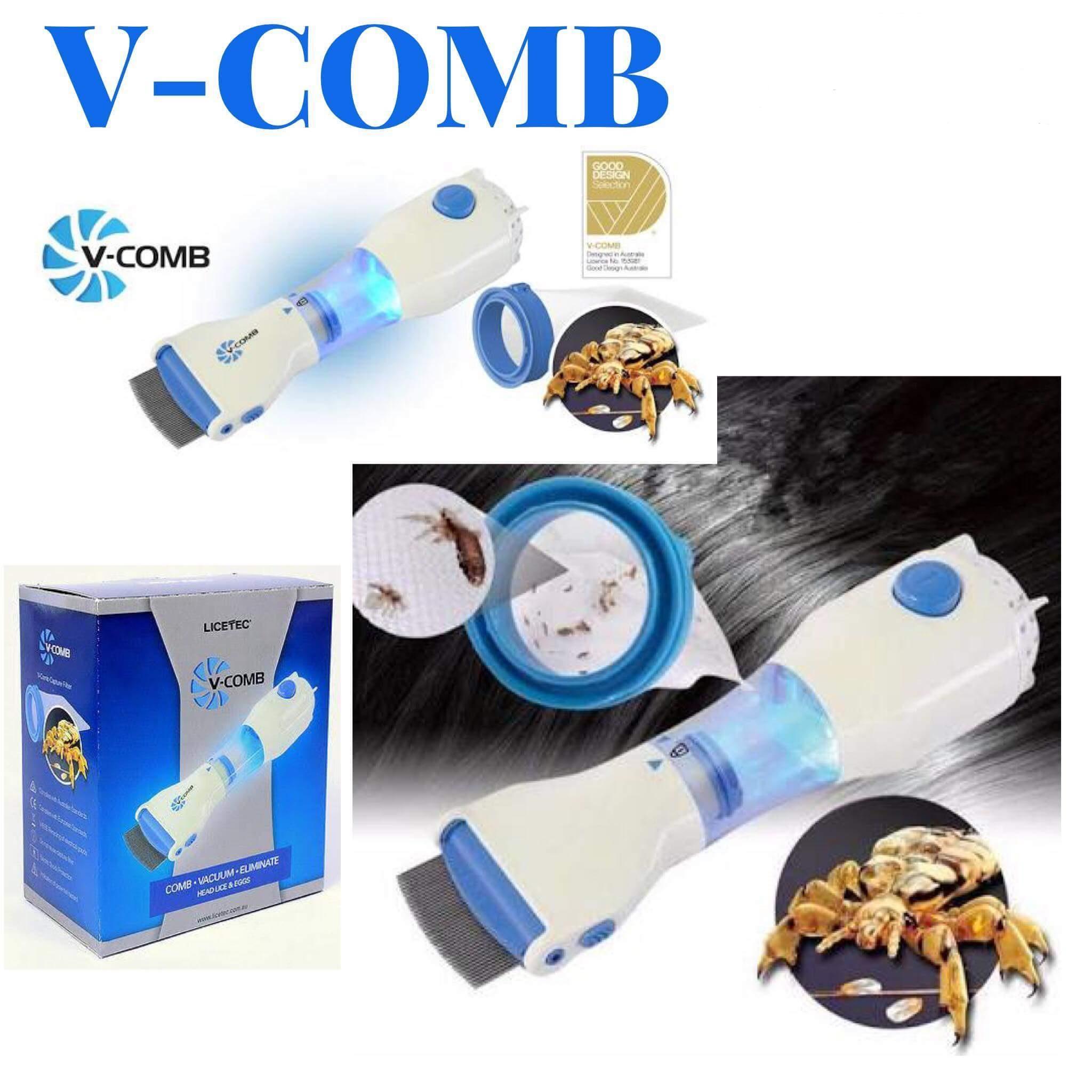 V Comb Automatic Vacuum Comb Dandruff Lice and egg remover machine ...