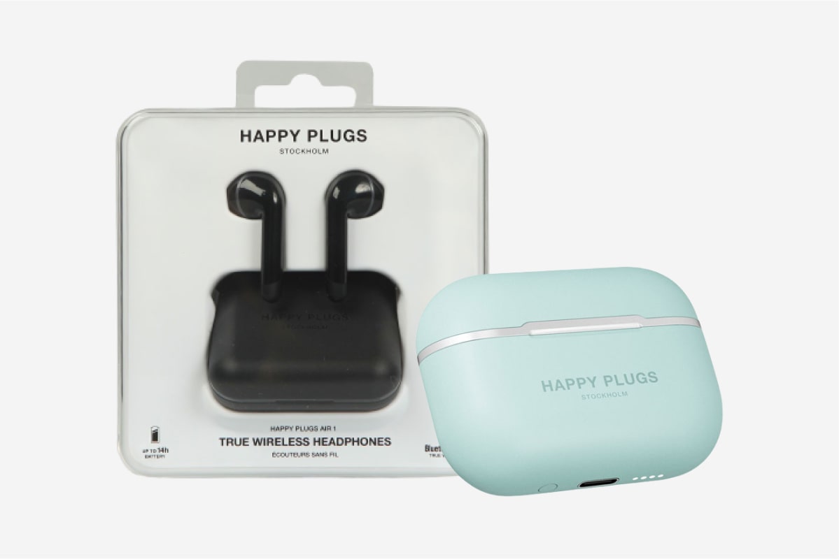Happy Plugs Air 1 Zen – écouteurs Sans Fil – 30 H D'autonomie – Suppression Passive Du Bruit – Design élégant