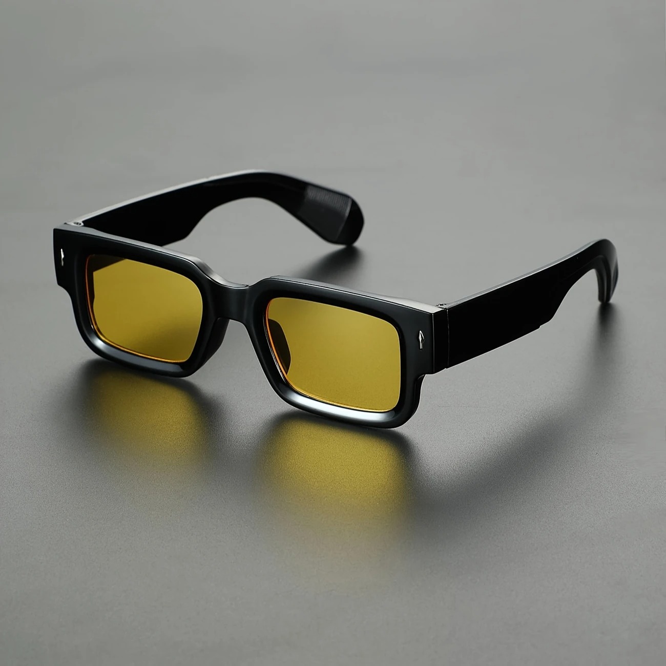 Men Square Casual Versatile Stylish Retro Shaped Glasses for Party and Office Attire