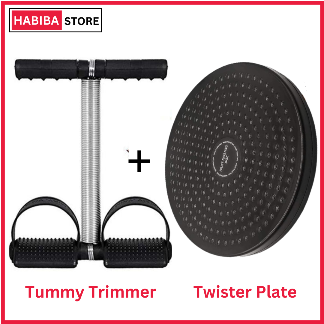 Tummy Trimmer Single Spring & Twister Plate Disc High Quality Weight Loss Exercise Machine For Home Gym