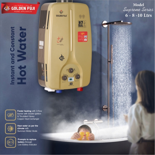 Instant Water Golden Fuji Gas Geyser Golden Fuji Instant Water