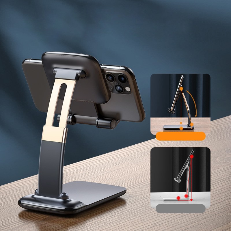 Mobile Stand Foldable Adjustable Flexible Mobile Holder Premium Quality Pocket Size Portable Compatible with All Mobile Sizes