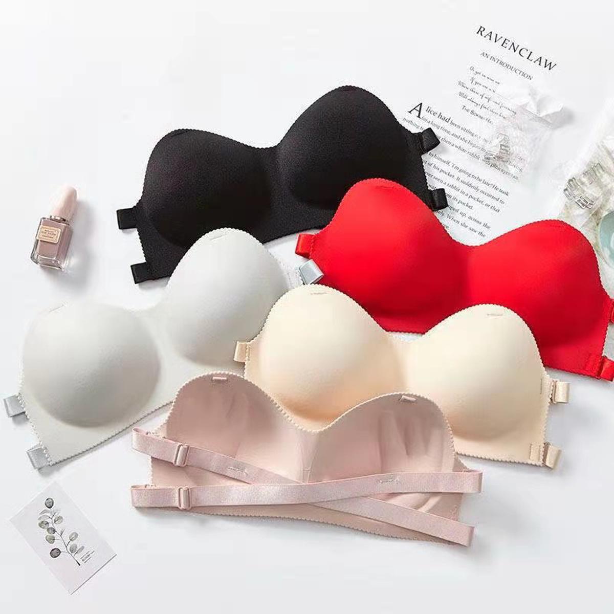 Women Strapless Bra Invisible Push Up Bras Underwear Seamless Solid Backless  Without Straps Bralette Lingerie Tube Top New