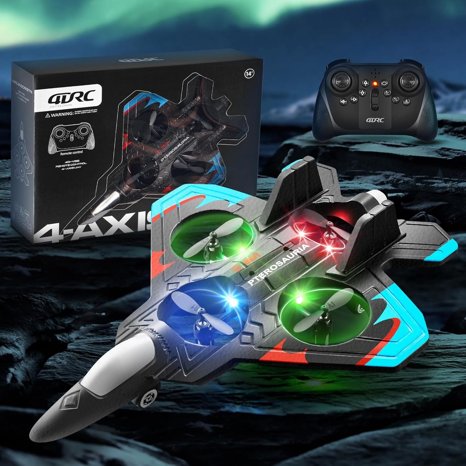 R/C Foam Combat Airplane 479-1 - 2.4GHz Remote Control Rechargeable RC Plane for Kids & Adults - Ready to Fly Toy Gift