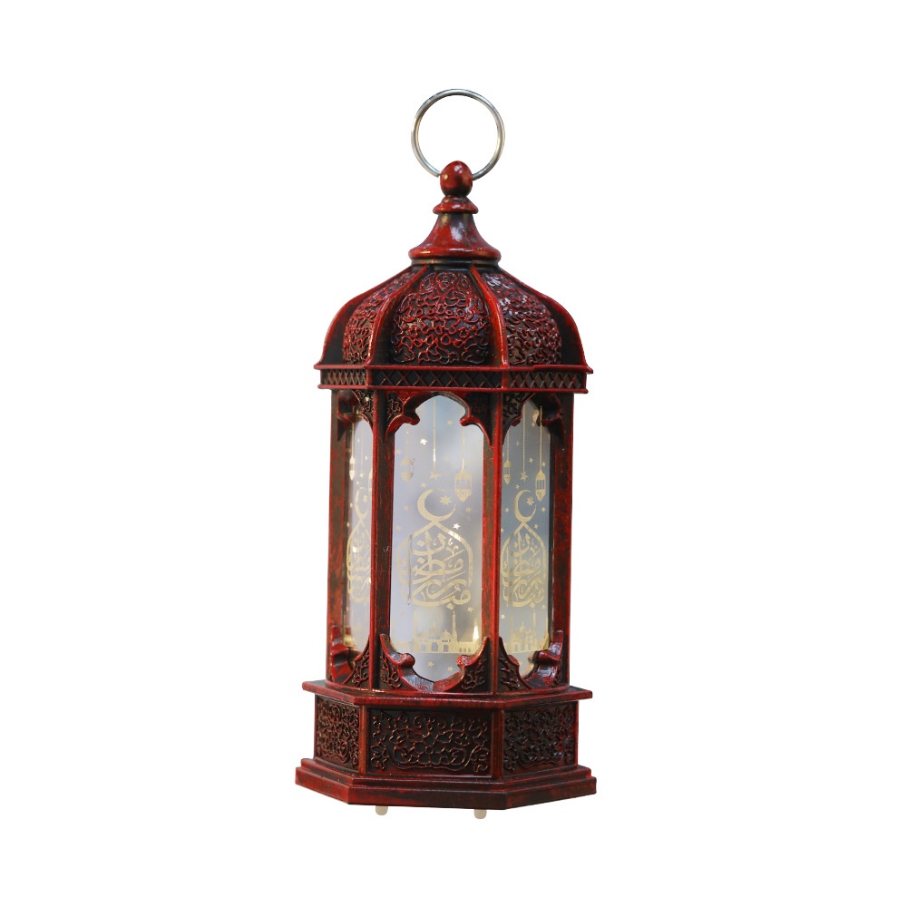 Vintage Ramadan LED Lantern Candle Light/ Festival Party Eid Mubarak