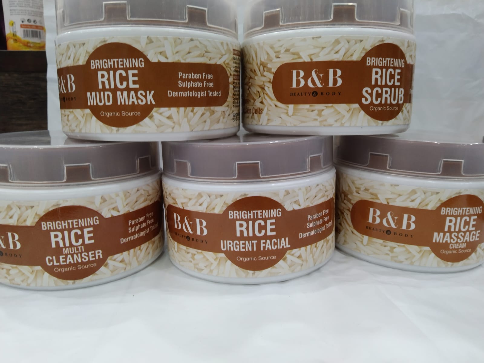 B & B Rice Facial Set 350ml | Daraz.pk