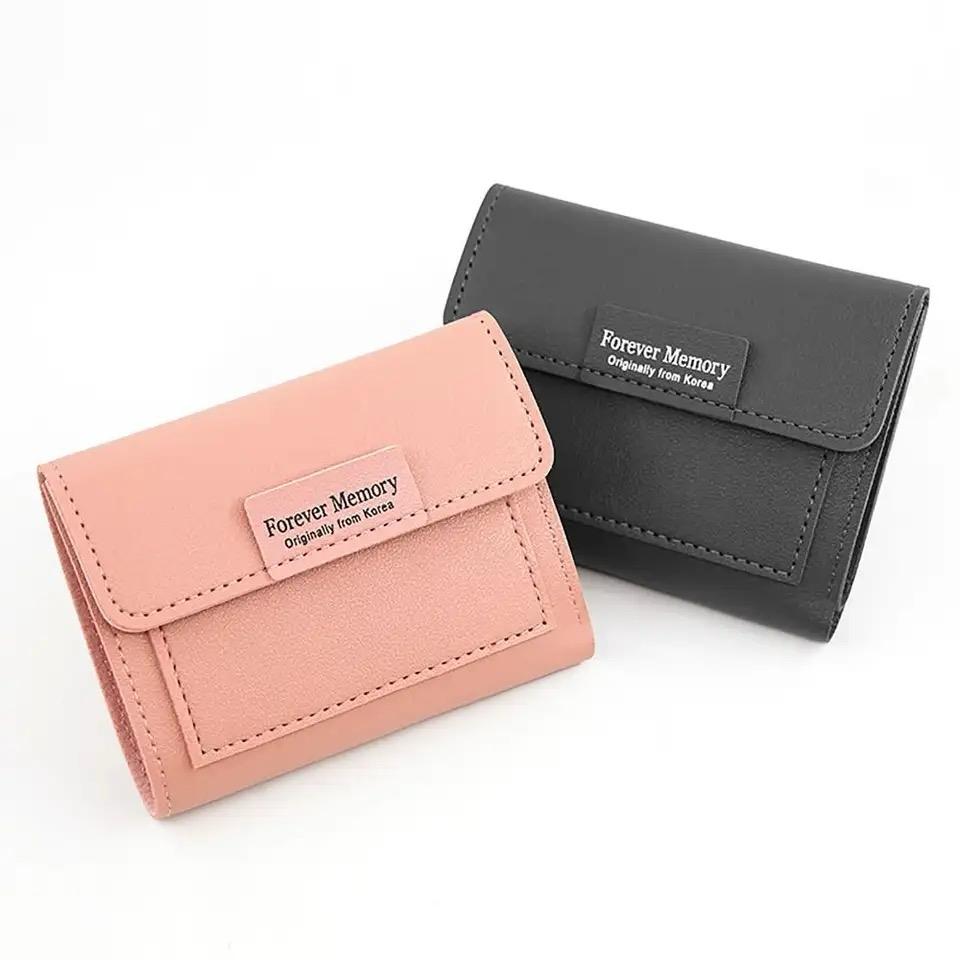 Short Women Wallets Small Slim Luxury Wallet New Fashion Pu Leather Female Purse Designer Money Bag Card Holder, wallets For Girls