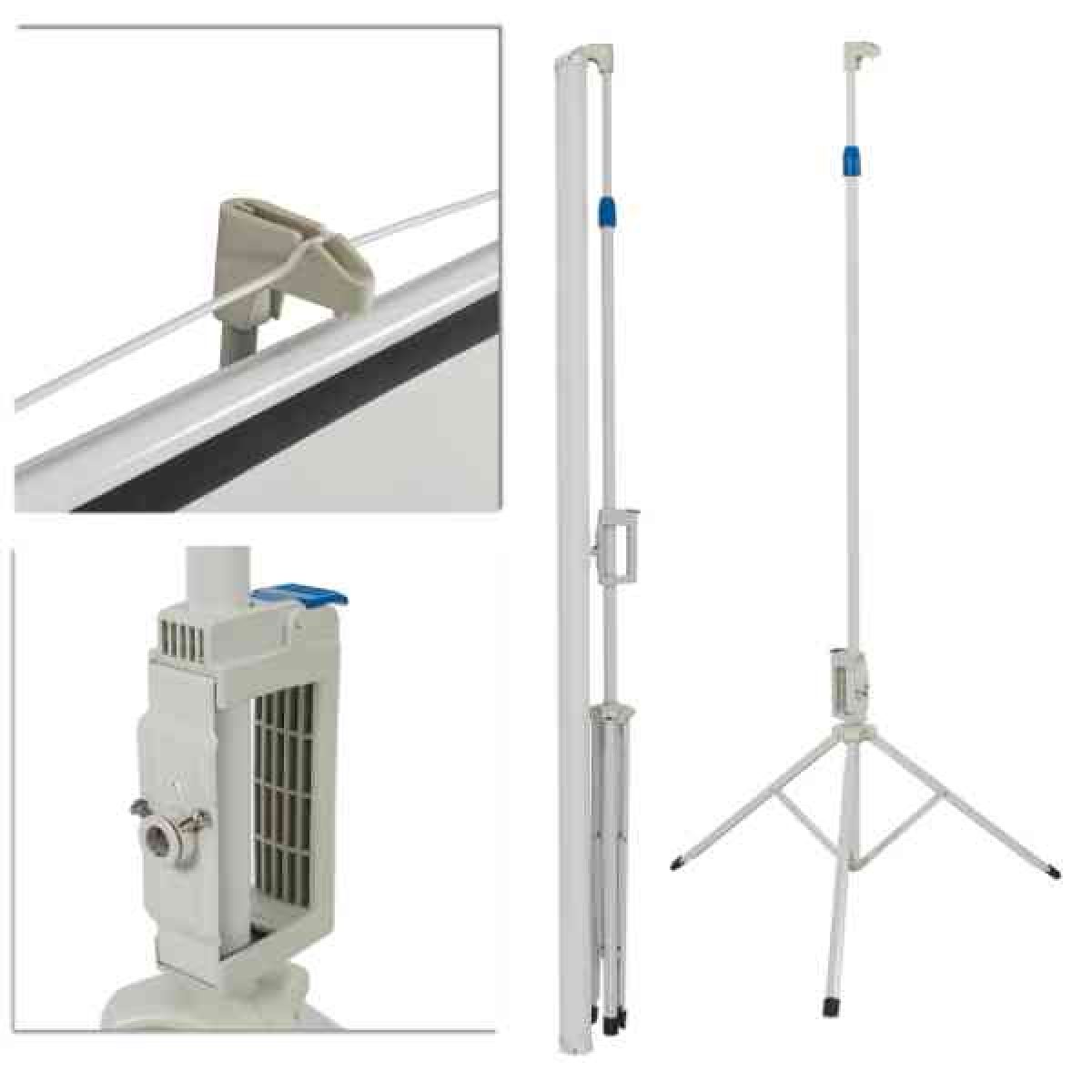 Projector Screen 72 inch Tripod Portable 6x6 Feet 1:1MW Speed-X (FINE ...