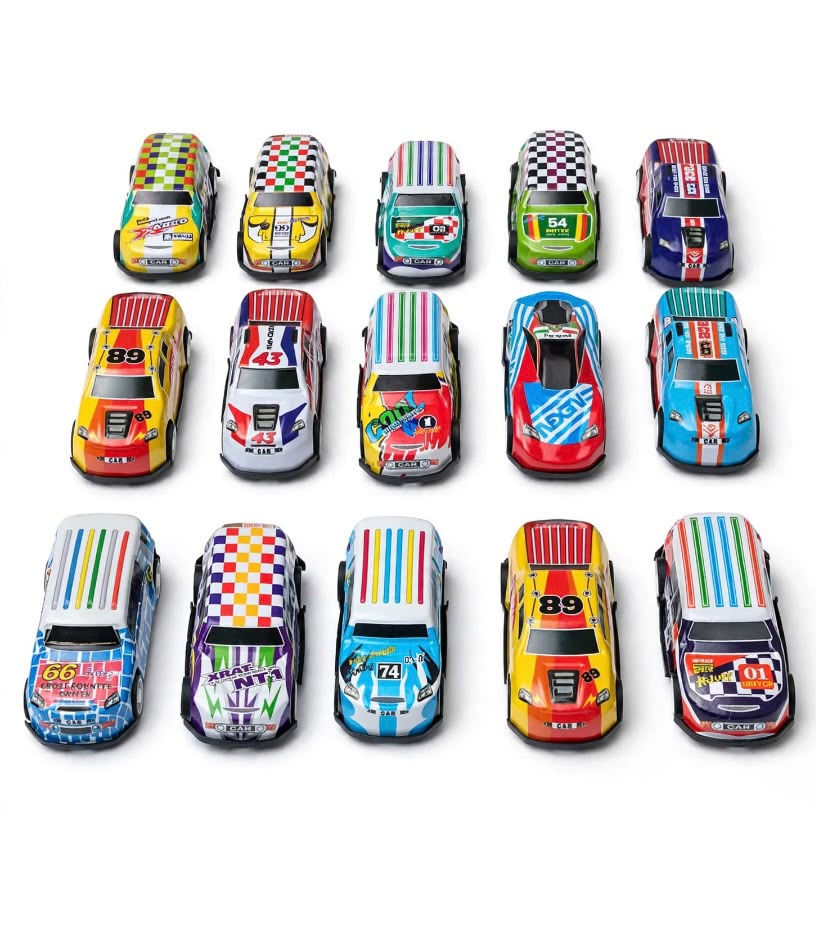 12 / 24 Alloy Car Model Diecasts Vehicle Toys For Kids Pull Back Metal Sheet Auto Racing Car Children Toy Gifts | Best Die Cast Cars | Best Gift For Children and Boys | Available in 12 Piece and 24 Piece Sets | Best Pull Back Metal Sheet Cars for Kids