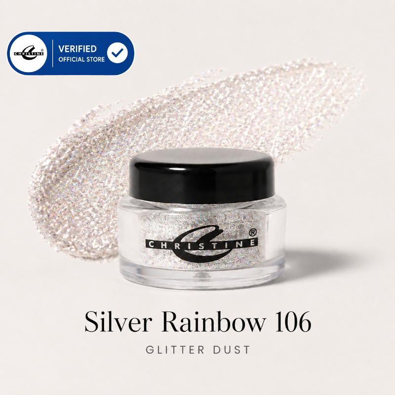 Christine Glitter Dust - Shade 106 Silver Rainbow