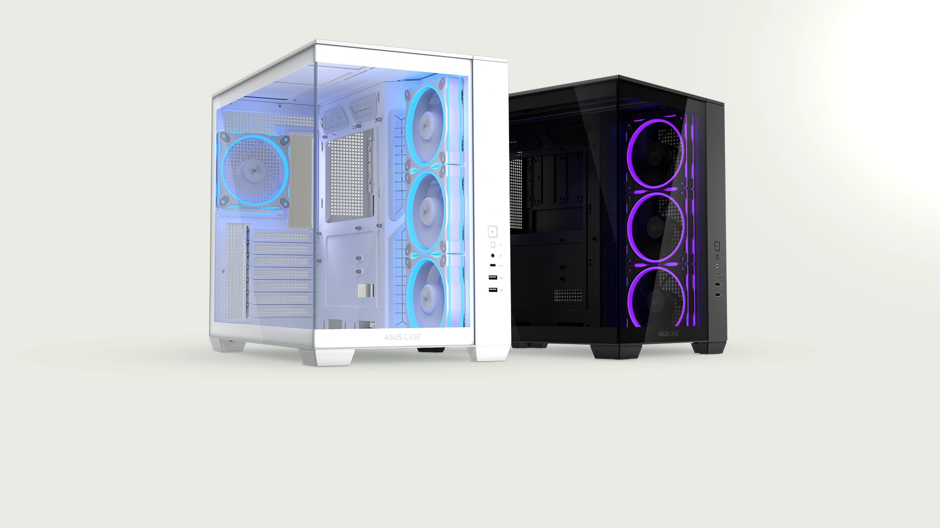 ASUS A32 PLUS TG White ARGB ATX PC Case Support 360mm radiators and 420mm graphics cards and pre-installed ARGB fans 16 59c7b6d2b74fec21645a73ad13a39506