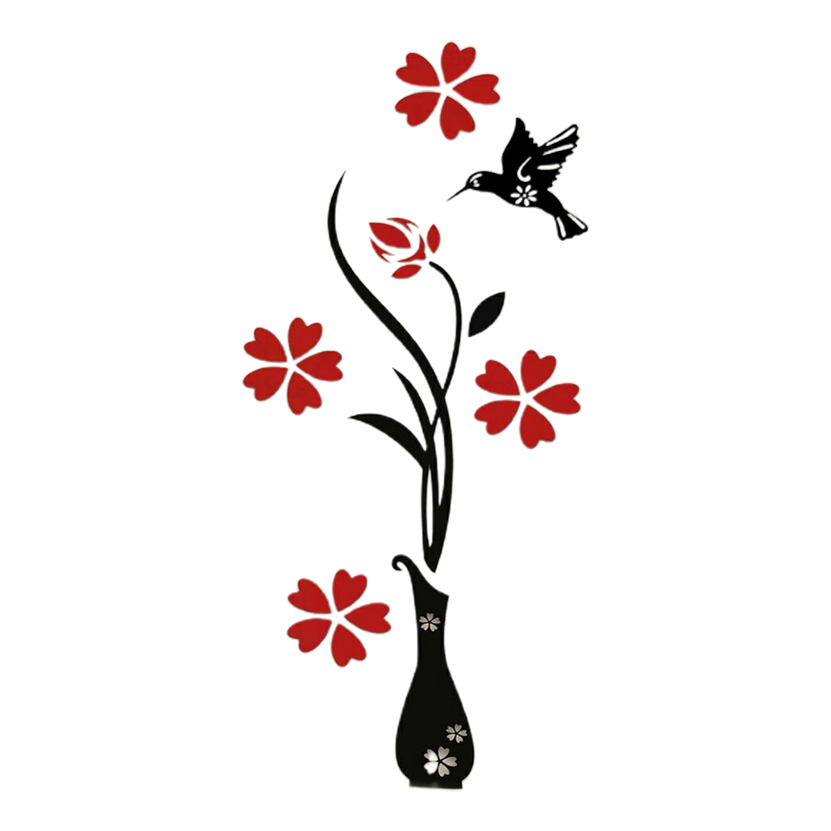Flower Vase Wooden Wall Art For Room Hall Decorating I Wooden Wall Art I Room Decorating Wall Art I Wall Art Designs I New Wall Art For Office