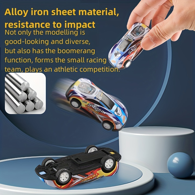 24 pcs  Alloy Car Model Diecasts Vehicle Toys For Kids Pull Back Metal Auto Racing Car Children Toy Gifts