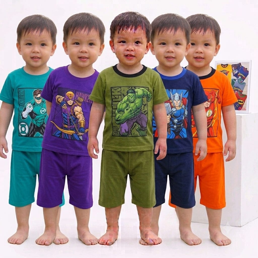 Baby Boy T-Shirt & Short Set – Half Sleeve Cotton Tracksuit with Elastic Short, Summer Wear
