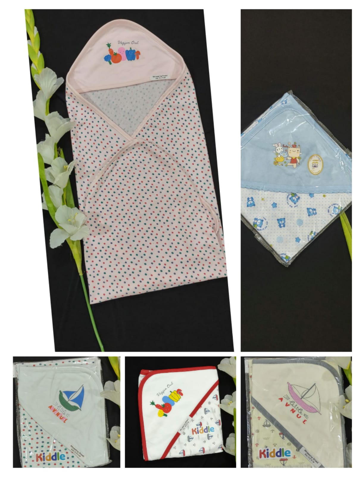 Baby wrapping sheet, Baby Swaddles