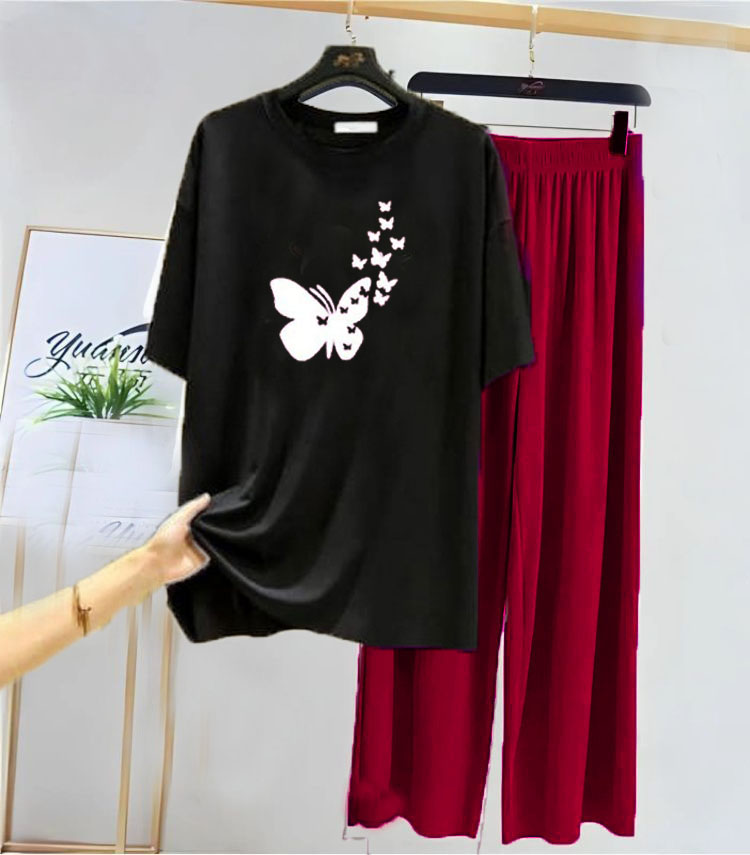 Heart Butterfly Suits For Women And Girls Short Sleeve Tee and multicolorFlapper